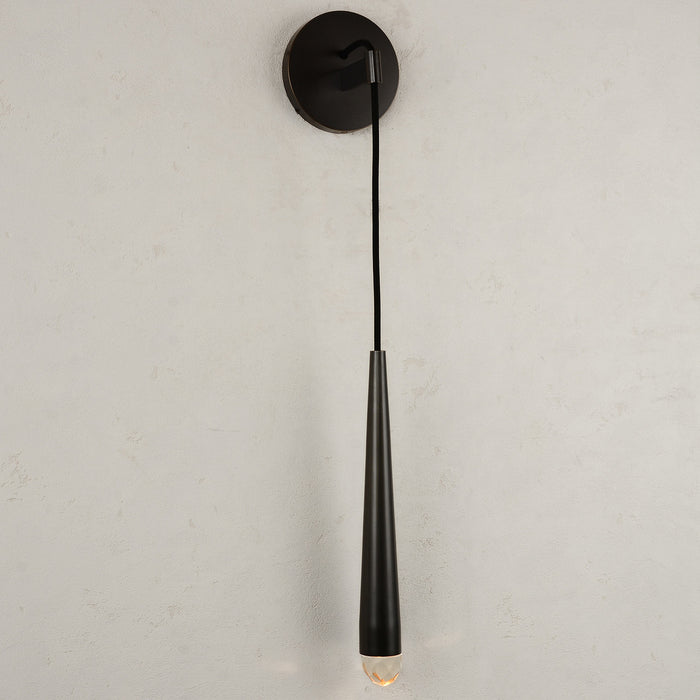 Arrow Crystal Wall Sconce Bronze