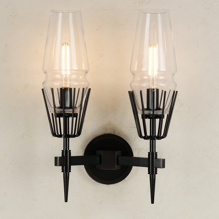 Caldwell Double Sconce Bronze