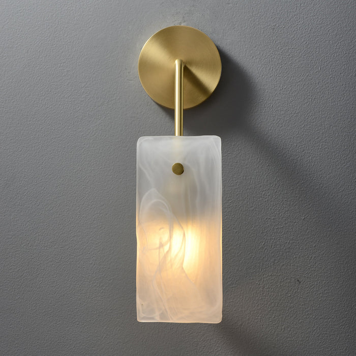 Sculptural Glass Wall Light