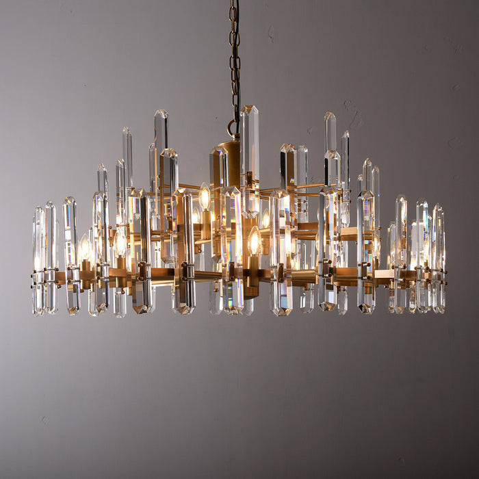 Bloomington Round Chandelier 48" Brass