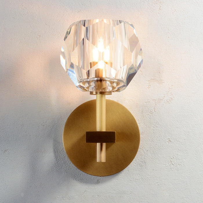 Balle Be Crystal Sconce Brass