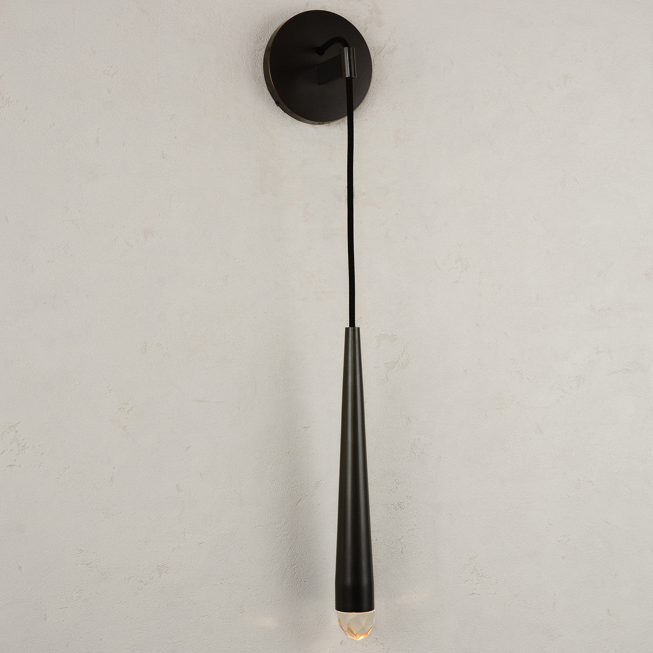 Arrow Crystal Wall Sconce Bronze