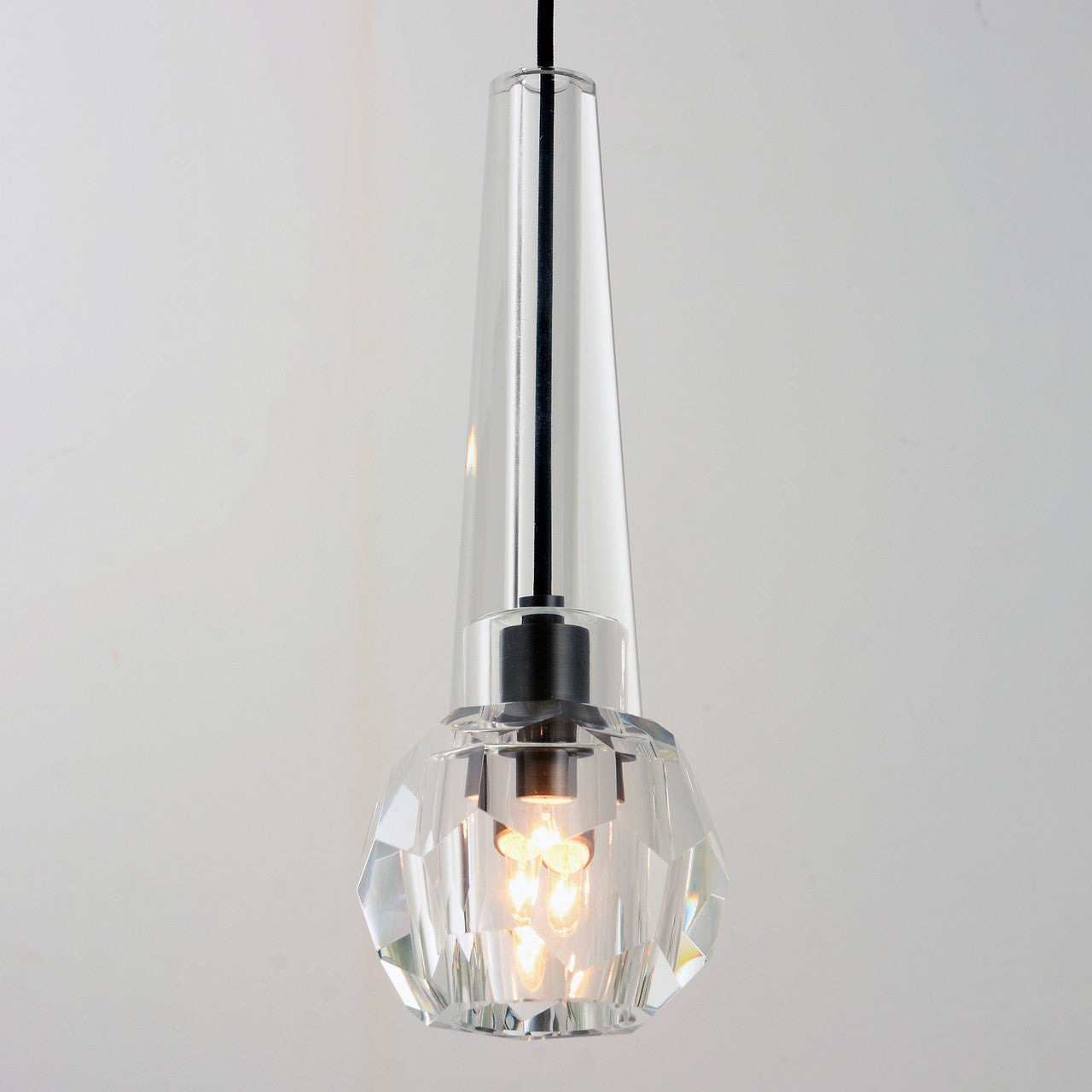 Francis Crystal Pendant Bronze