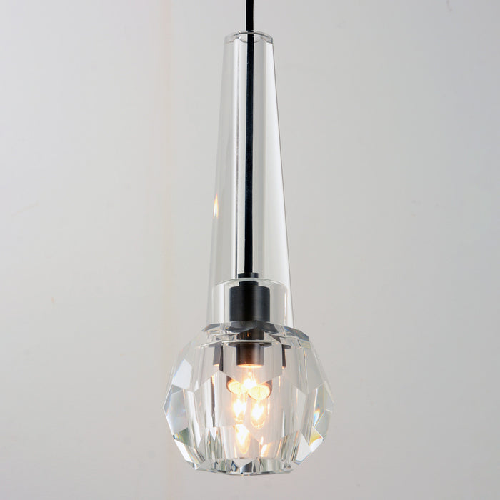 Francis Crystal Pendant Bronze