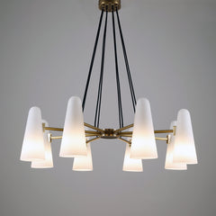 Bianco Chandelier 8 Lights Brass