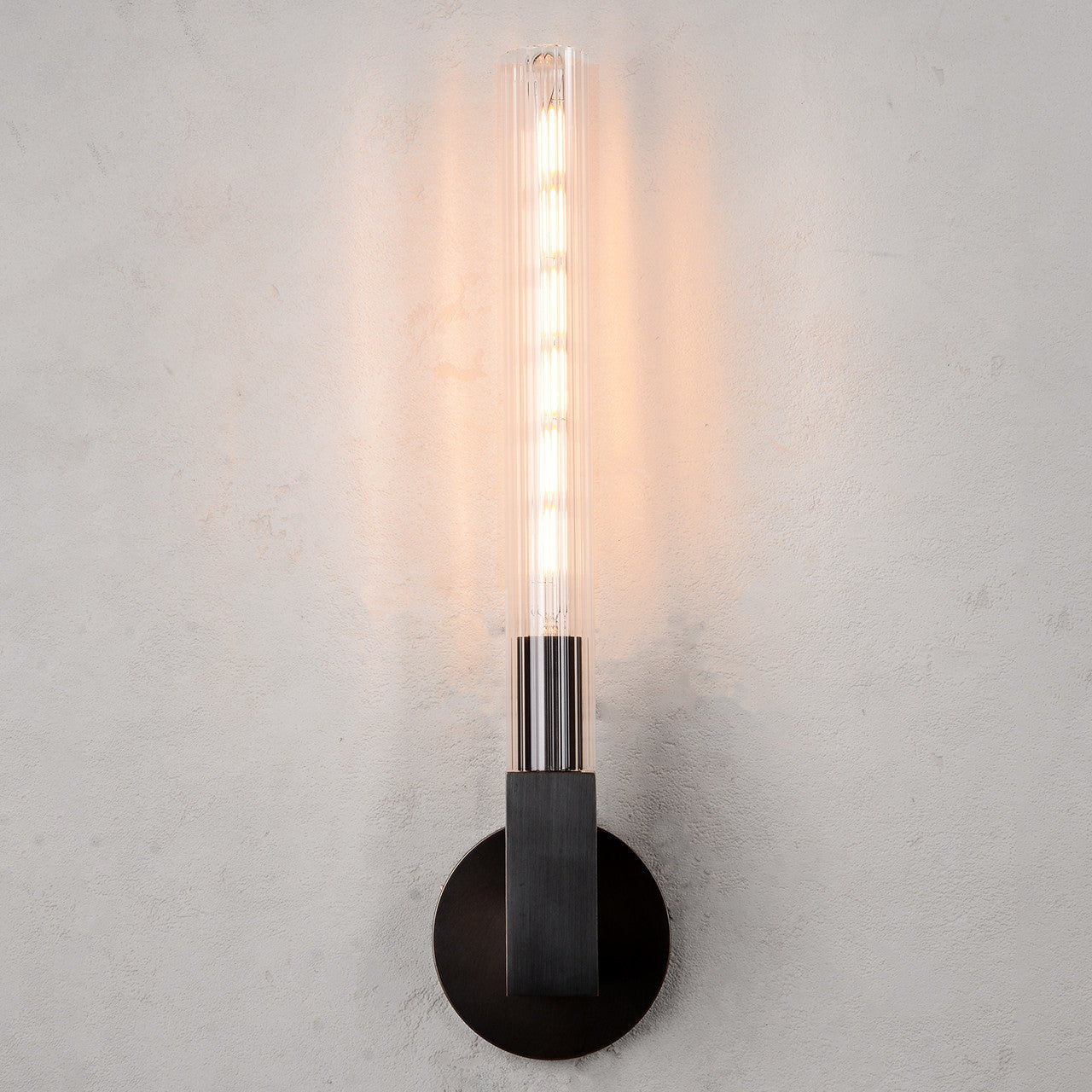 Crown Single Sconce Bronze