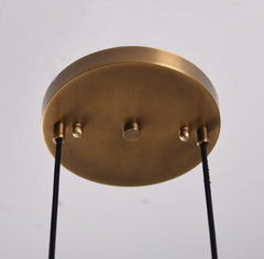 Charleen Double Pendant Brass