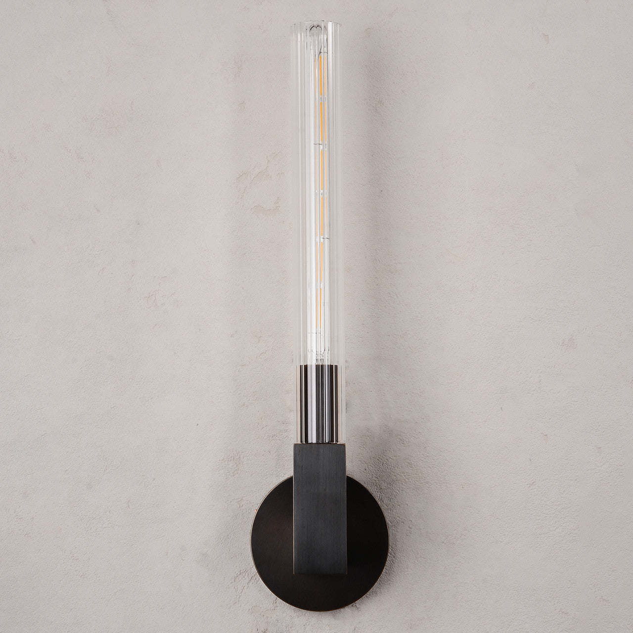 Crown Single Sconce Bronze