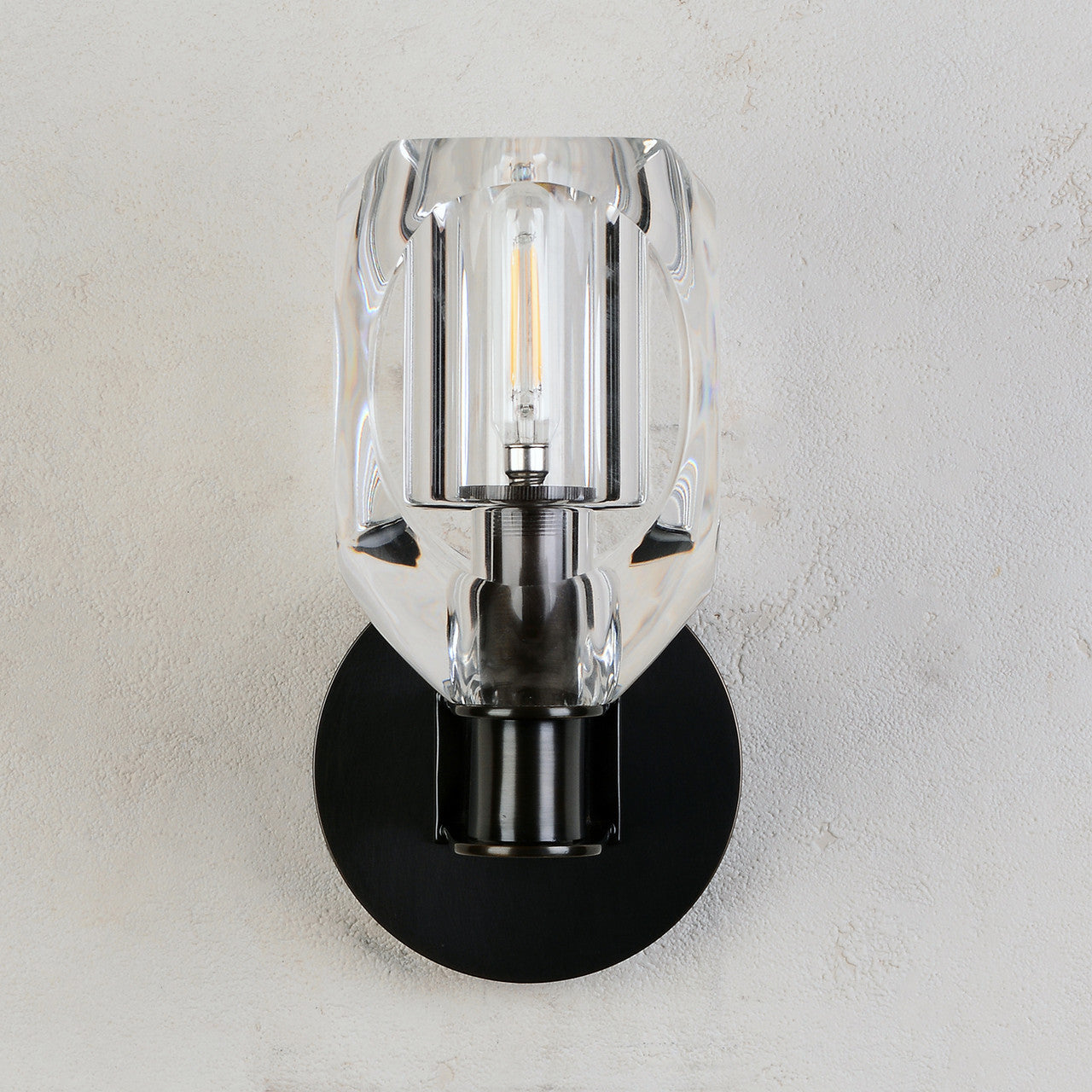Charles Crystal Wall Sconce Bronze