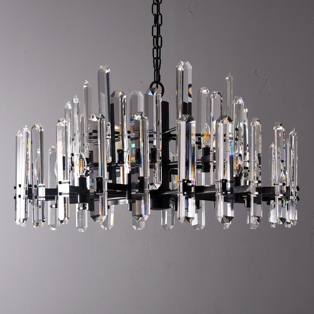 Bloomington Round Chandelier 36" Bronze