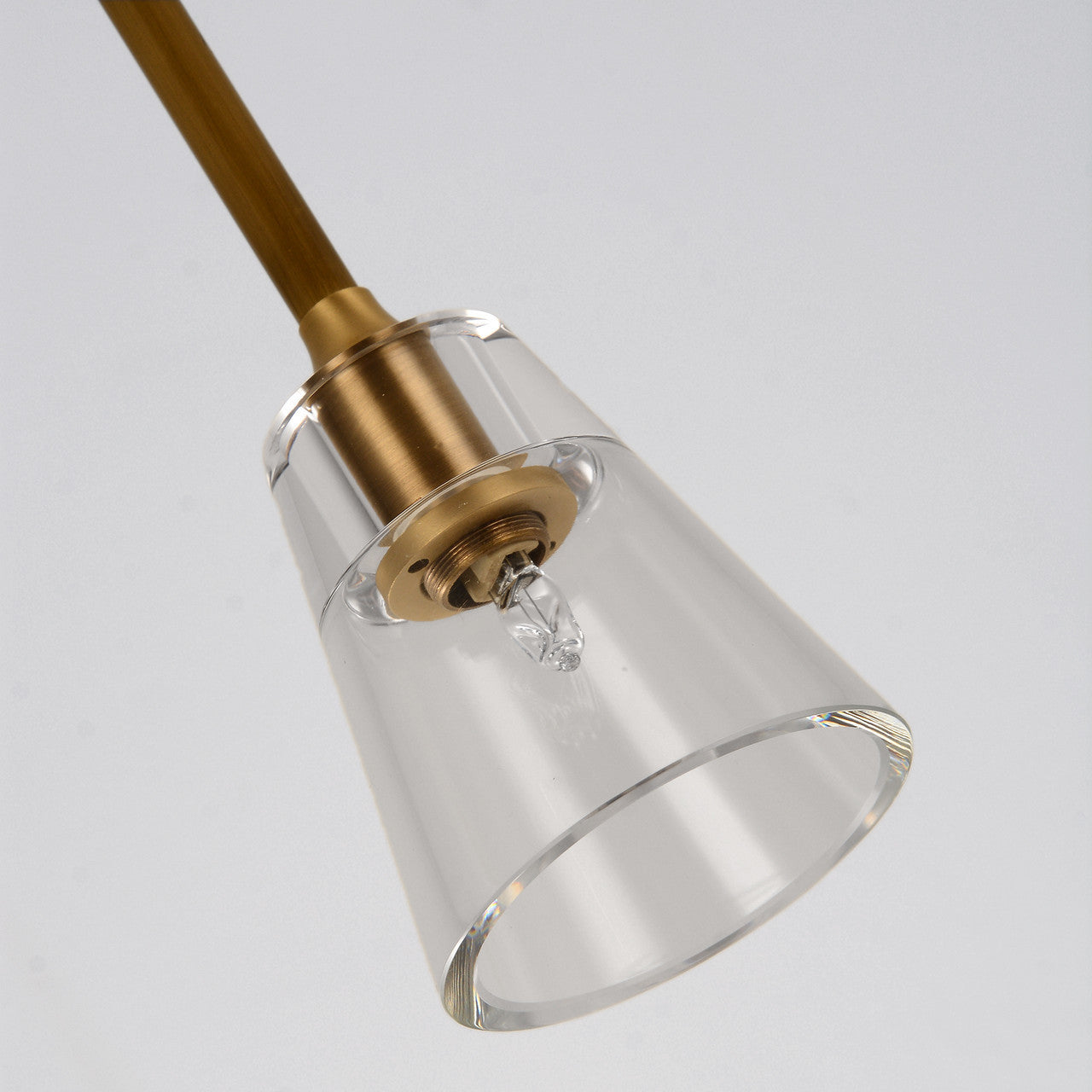 Scepter Long Pendant Brass