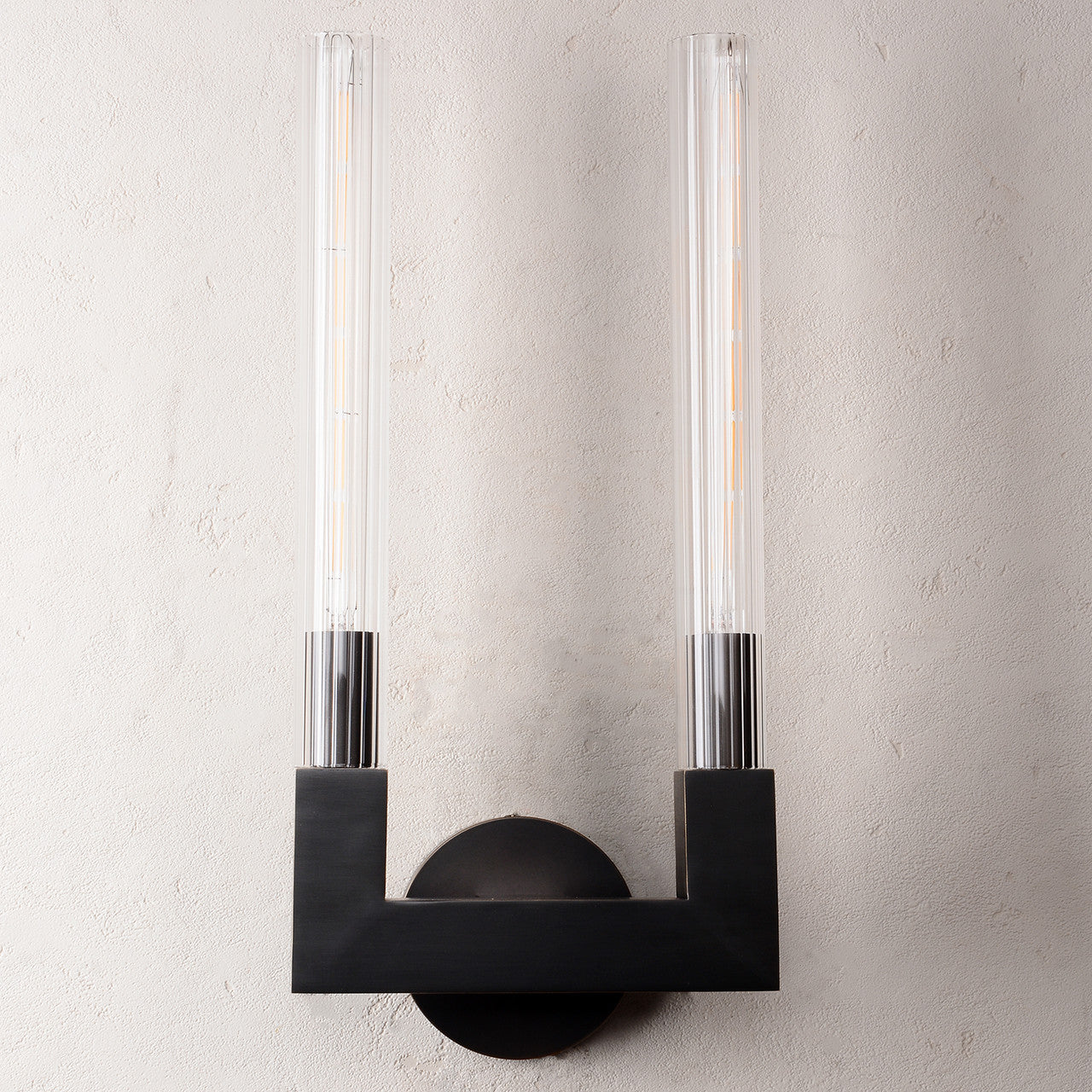 Crown Double Sconce Bronze