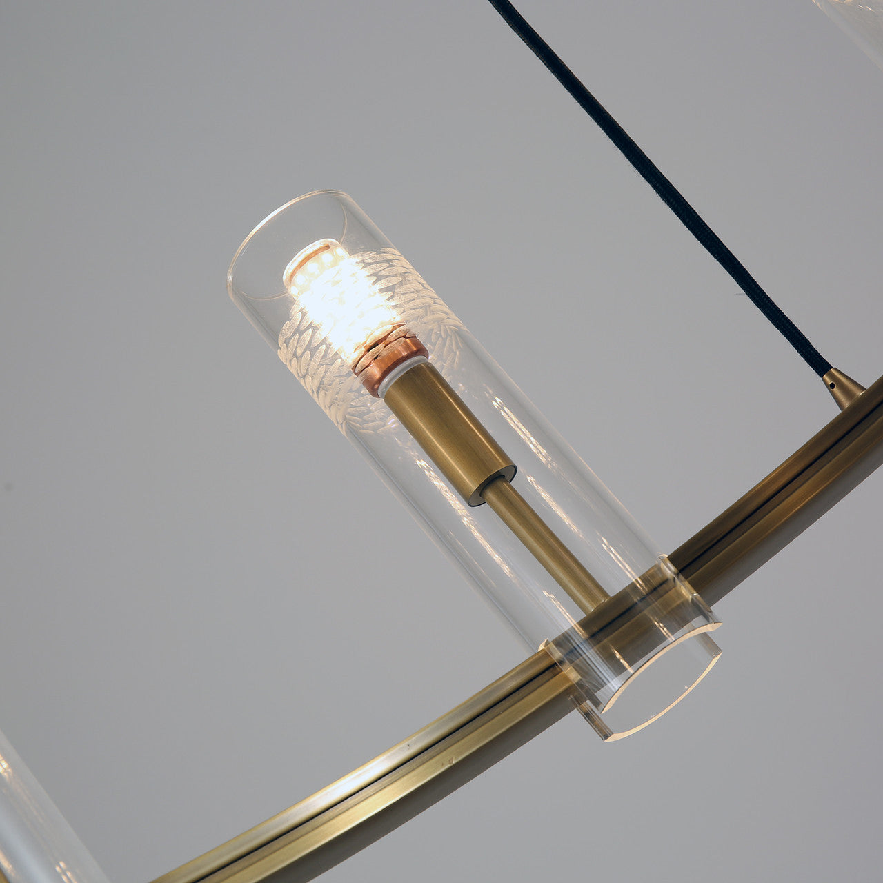 Carney Chandelier 10 Lights Brass