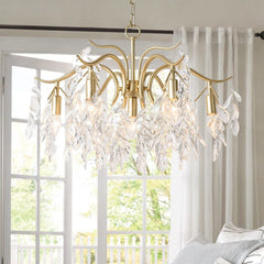 Kristy Luxury Wisteria Flower Crystal Chandelier - Neutralighting