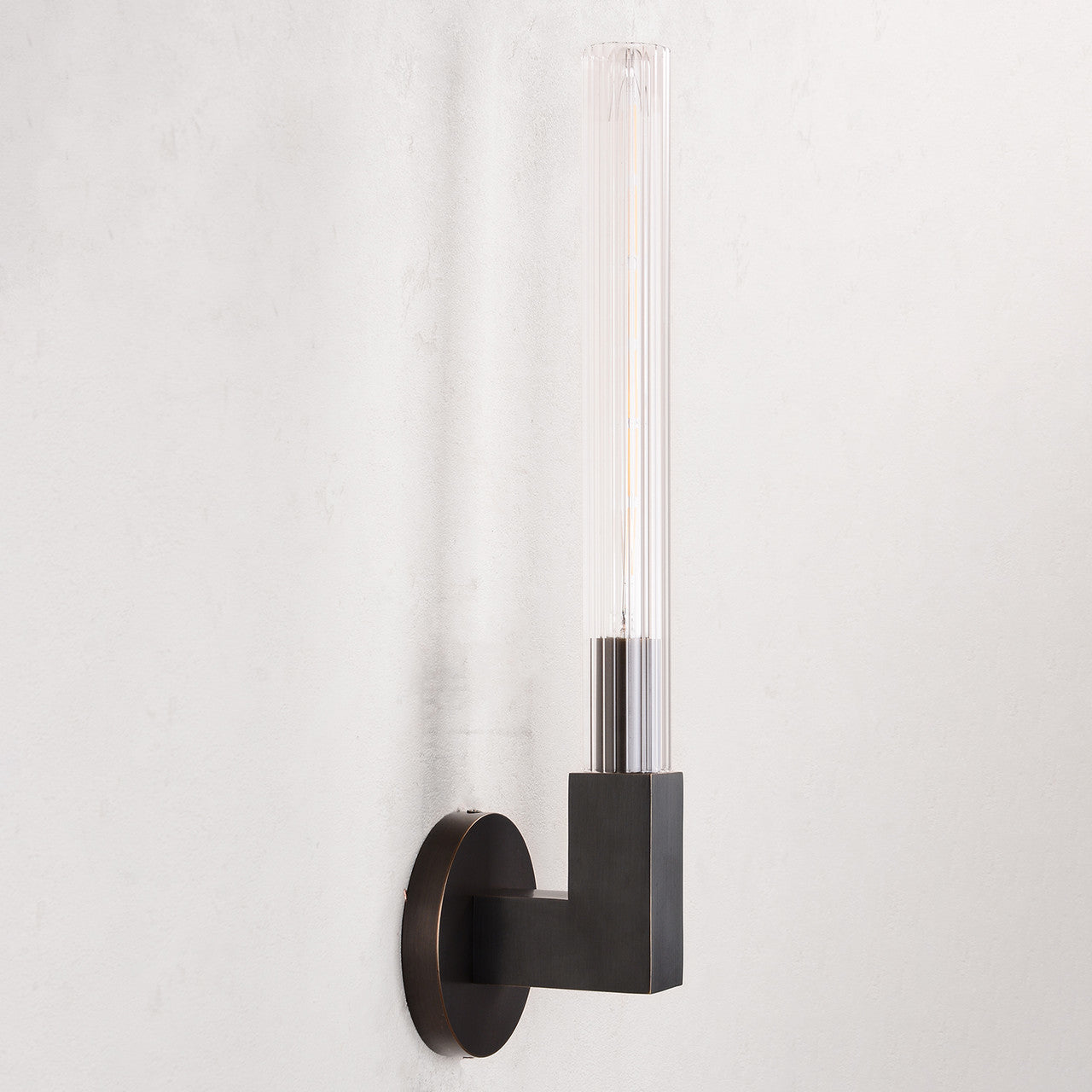 Crown Single Sconce Bronze