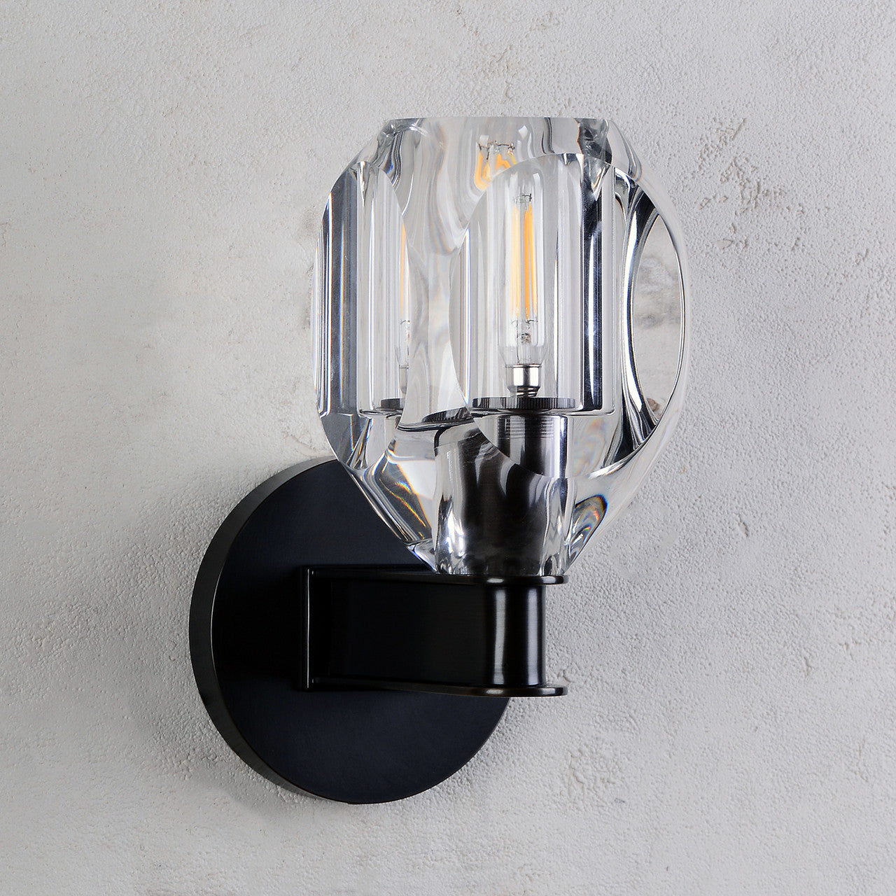 Charles Crystal Wall Sconce Bronze