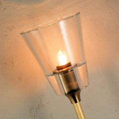 Scepter Long Sconce Brass