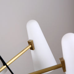 Bianco Chandelier 8 Lights Brass