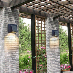Vexto Modern Black Metal LED Outdoor Wall Lamp - Neutralighting