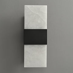 Rectangular Alabaster Sconce