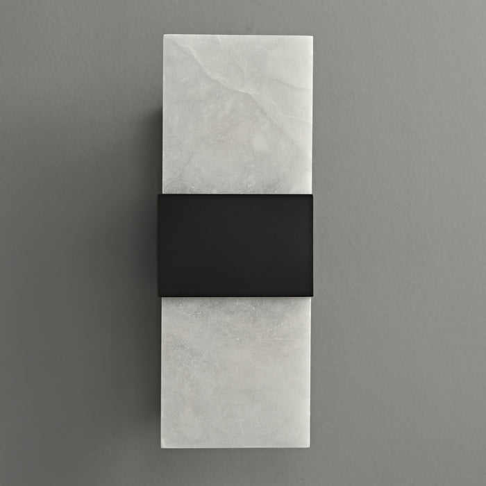 Rectangular Alabaster Sconce