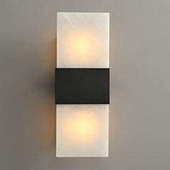 Rectangular Alabaster Sconce