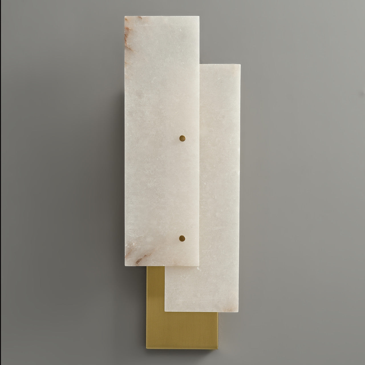 Overlapping Alabaster Sconce