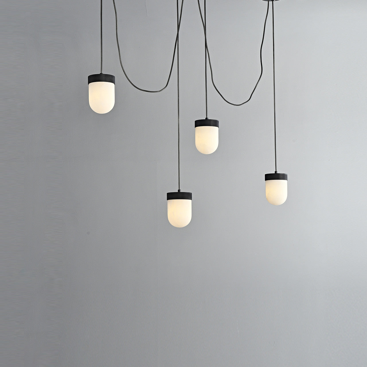 Erica Alabaster Cluster Pendant 4 Lights