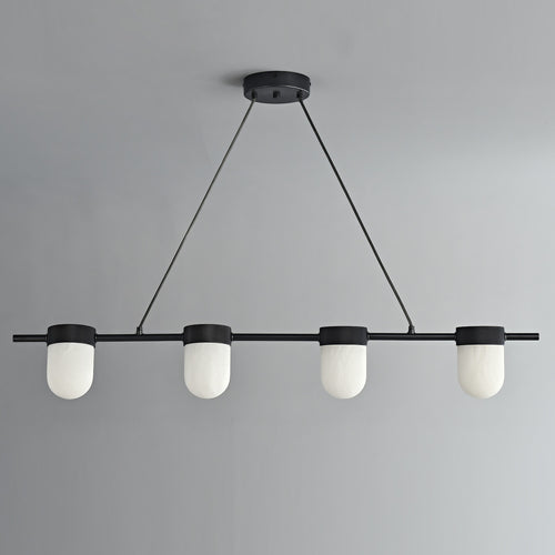 Erica Alabaster Linear Pendant 4 Lights