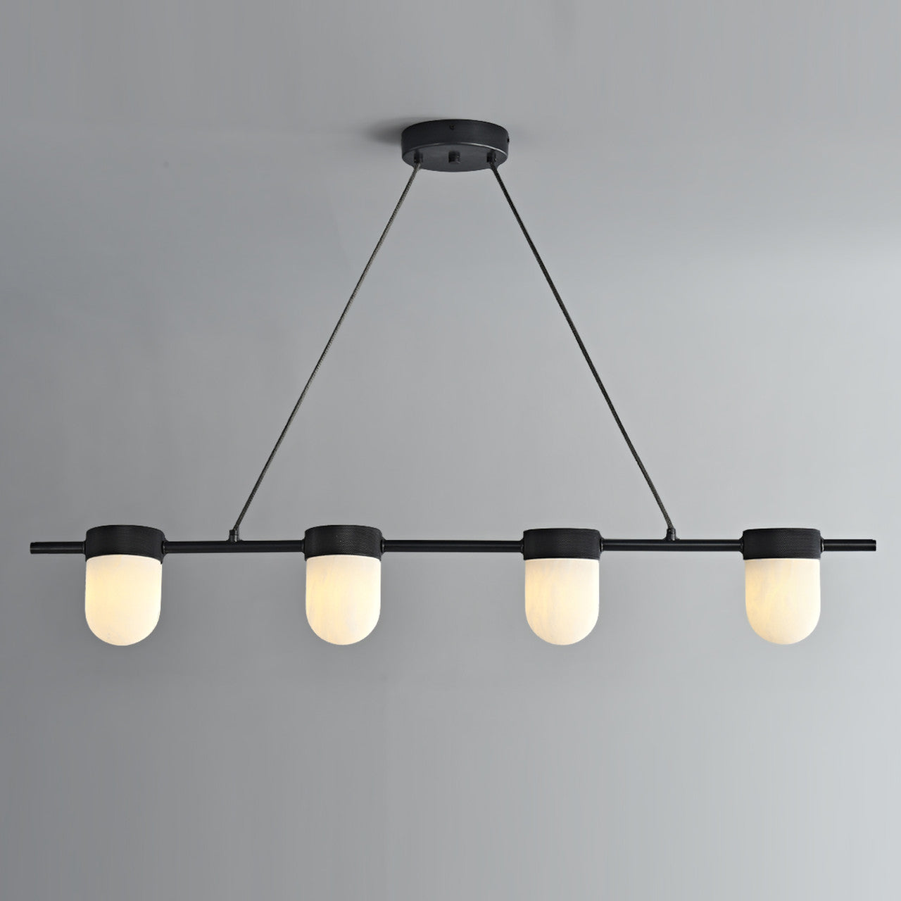 Erica Alabaster Linear Pendant 4 Lights