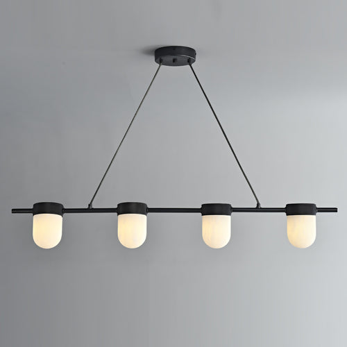 Erica Alabaster Linear Pendant 4 Lights