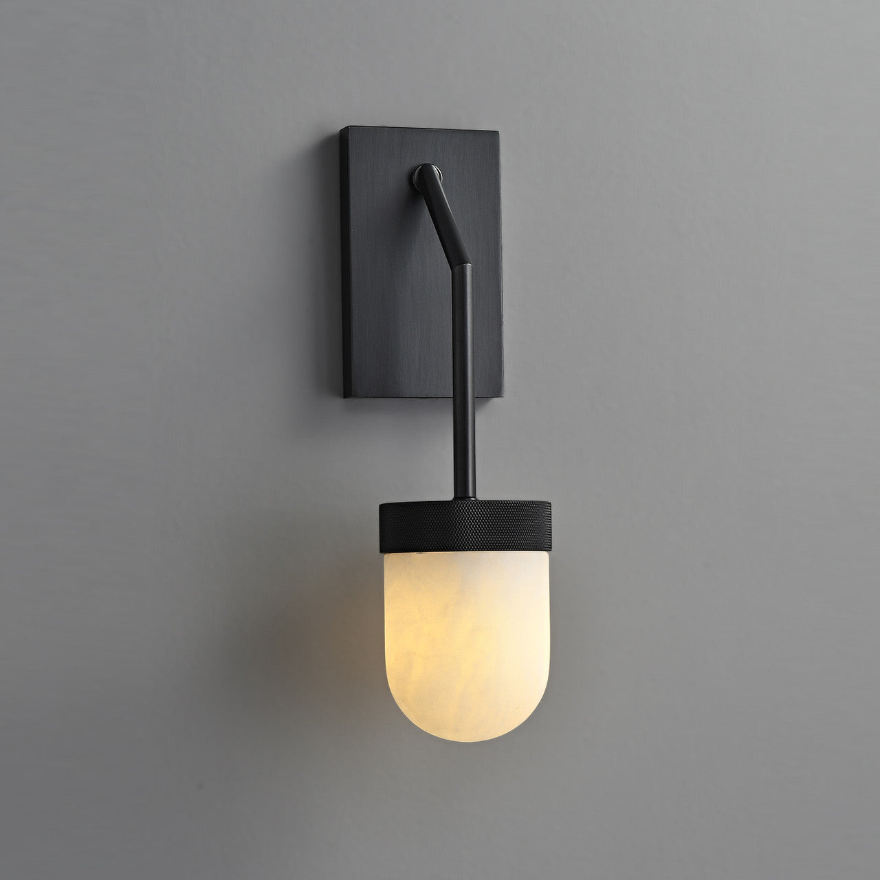 Erica Alabaster Wall Sconce Bronze