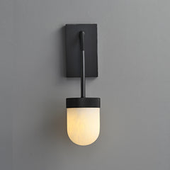 Erica Alabaster Wall Sconce Bronze