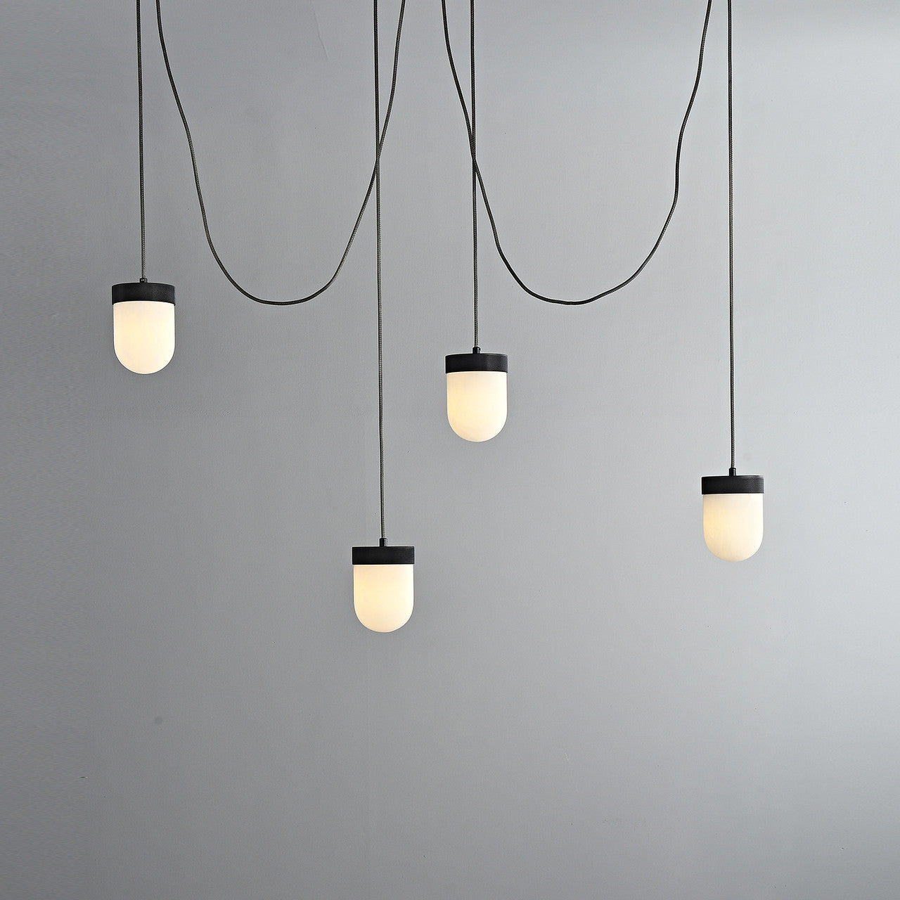Erica Alabaster Cluster Pendant 4 Lights