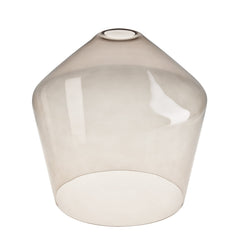 Sleek Glass Schoolhouse Pendant - 10 Inch