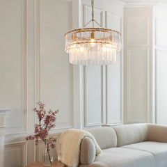 Aurelia 5 light tiered pendant image