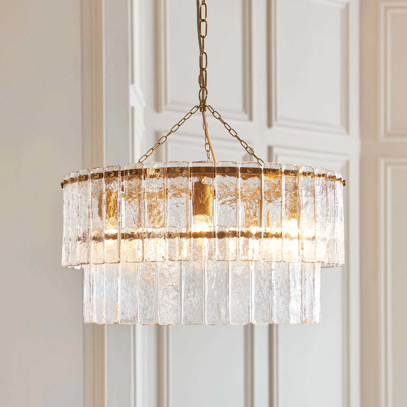 Aurelia 5 light tiered pendant image