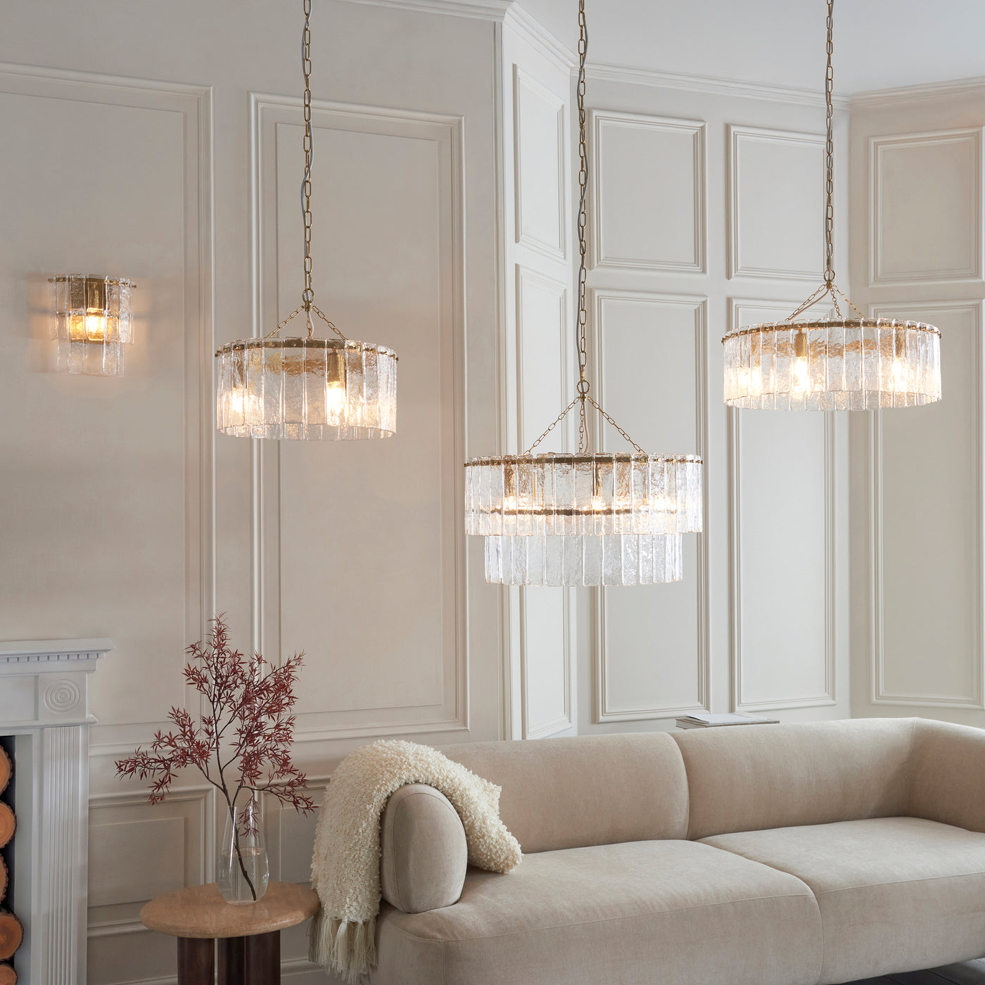 Aurelia 5 light tiered pendant image