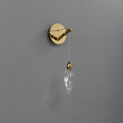 Ida Crystal Pendant Sconce Gold