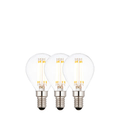 E14 LED Filament Golf - Pack of 3