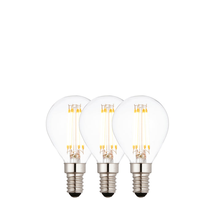 E14 LED Filament Golf - Pack of 3