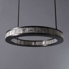 Clayten-I Rock Crystal Pendant Bronze
