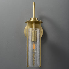 Crackle Glass Wall Sconce
