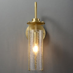Crackle Glass Wall Sconce