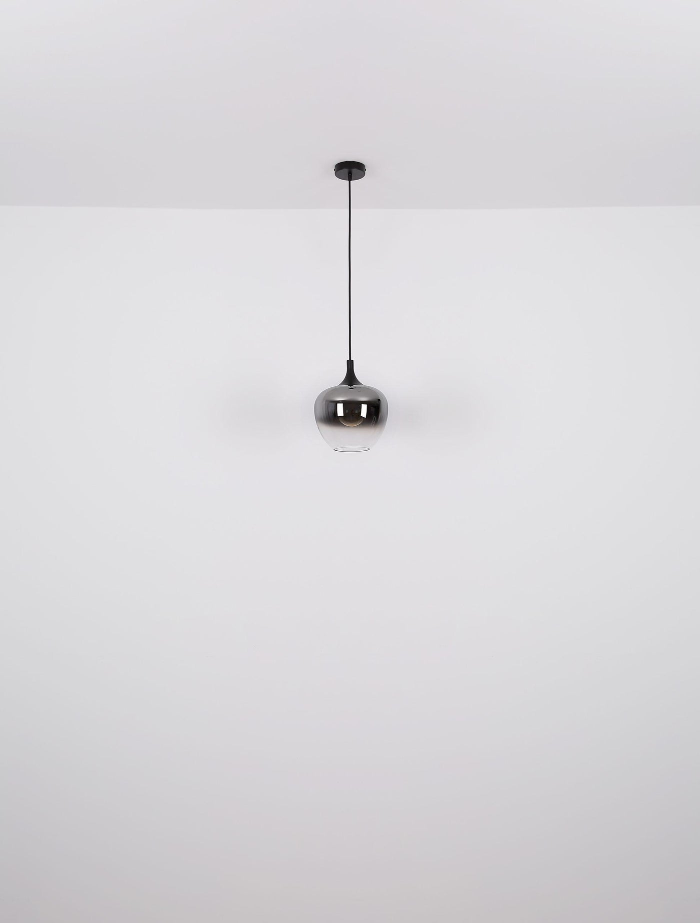 Globo Maxy Smoked Glass Semi-Flush Ceiling Light – 15548D