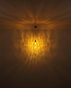 Amber Glass Wall Light – Tulip Shaped Shade