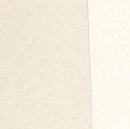 close up on grain of cream linen lamp shade