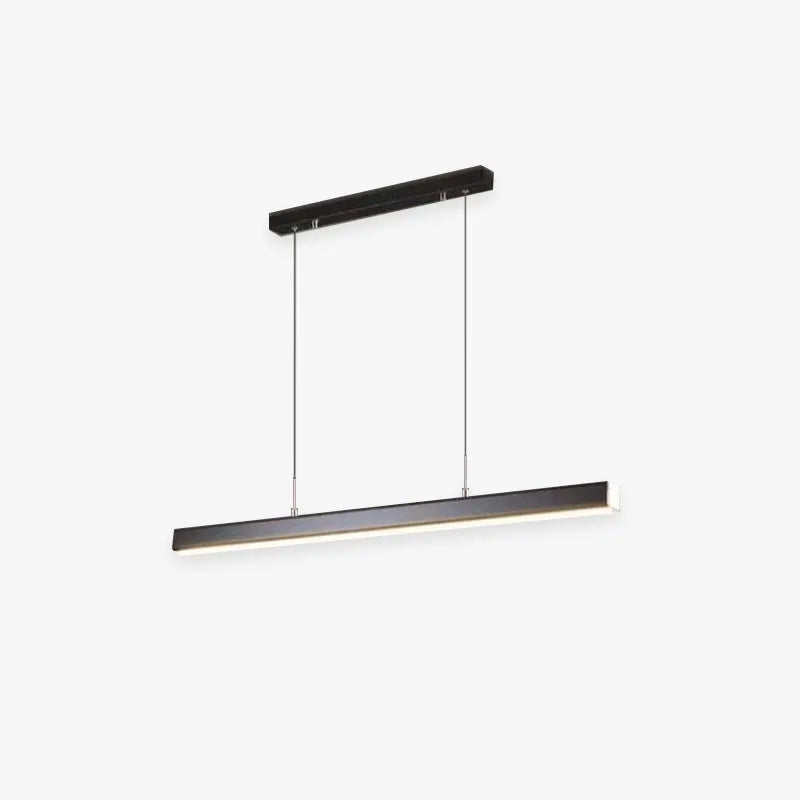 Thala Modern Linear Metal LED Pendant Light Black/Brown - Neutralighting