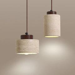 Natural Stone Wabi-Sabi Modern Pendant Light