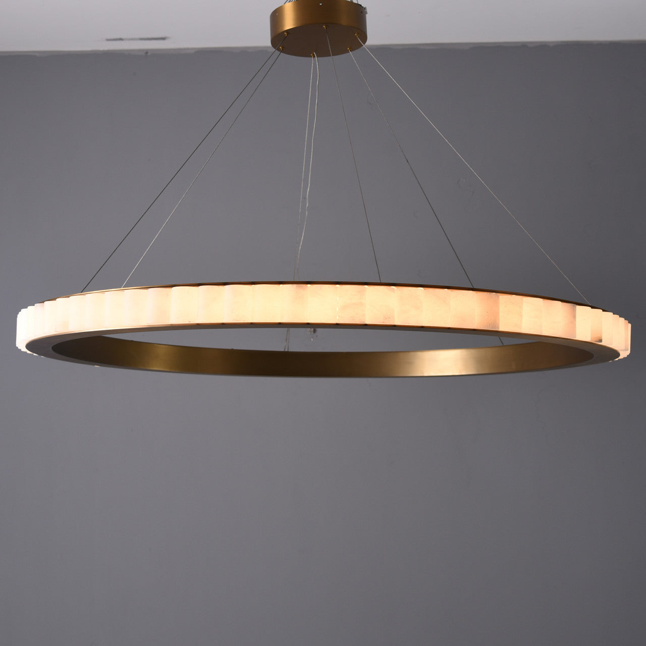 Yohanna Alabaster Pendant 55"
